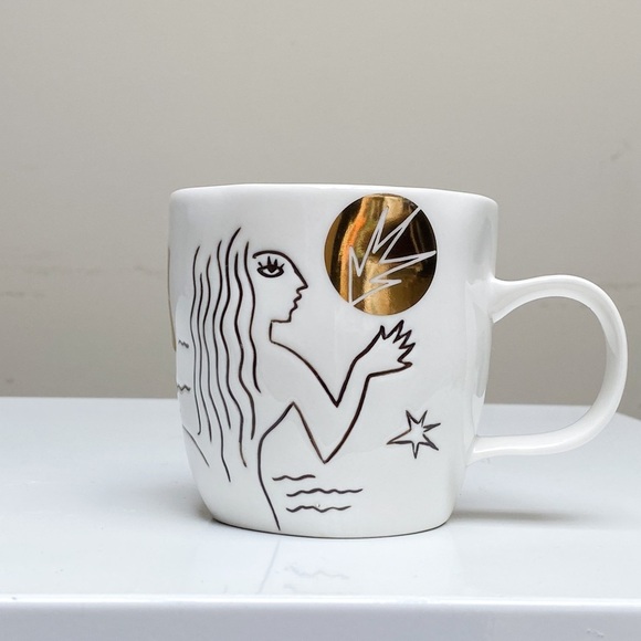 Starbucks 2013 Anniversary Mug Etched Siren - White, 12 Fl Oz - Picture 2 of 11